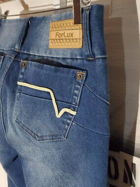 ForLux Flare Jeans with Back Pocket Detail Sz 12 (Columbian)